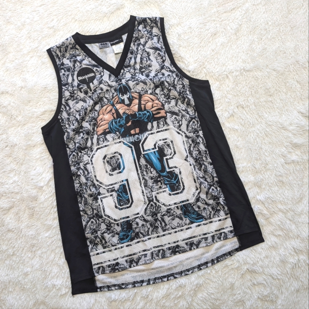 Blackmilk Batman Bane DC Comics Basketball Shooter Jersey Tunic Top Size XL